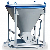 Бадья для бетона «Рюмка» 2.0 м³ 3 мм 4500 кг УСИЛЕННАЯ